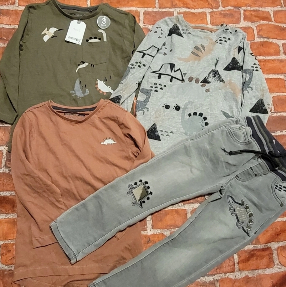 Next Direct Boys Dino Set 3/4 3 4 Dinosaur